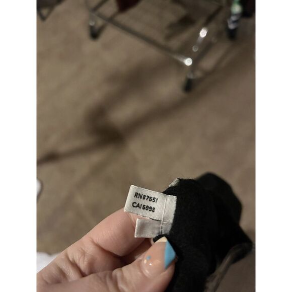 LACOSTE WOMENS (40)- 8/M Black 100% Merino Wool Sweater Dress/Tunic‎ - Picture 4 of 7